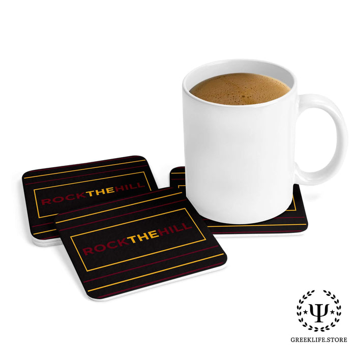 Winthrop University Beverage Coasters Square (Set of 4) - greeklife.store