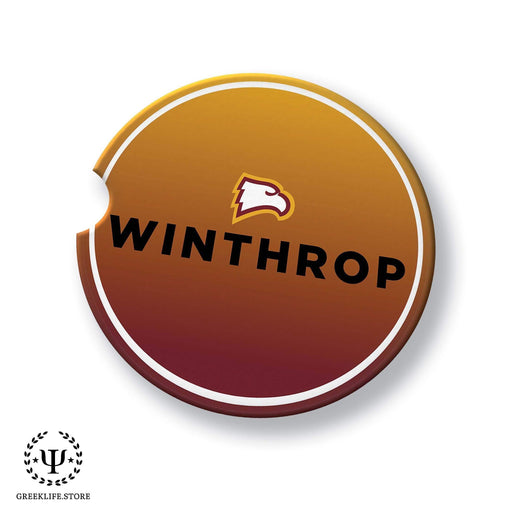 Winthrop University Car Cup Holder Coaster (Set of 2) - greeklife.store