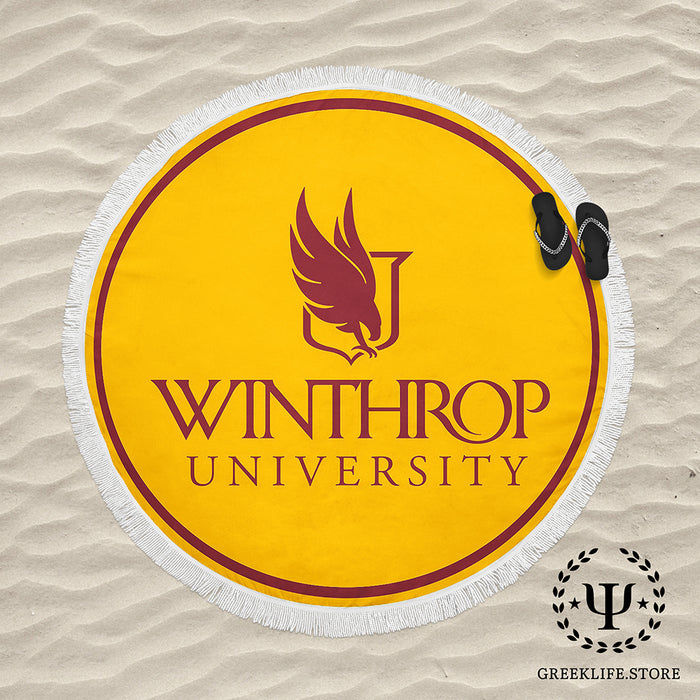 Winthrop University Beach & Bath Towel Round (60”)