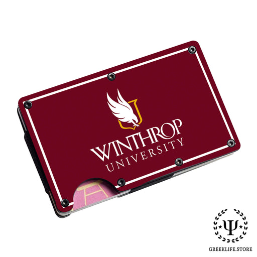 Winthrop University Wallet \ Credit Card Holder - greeklife.store