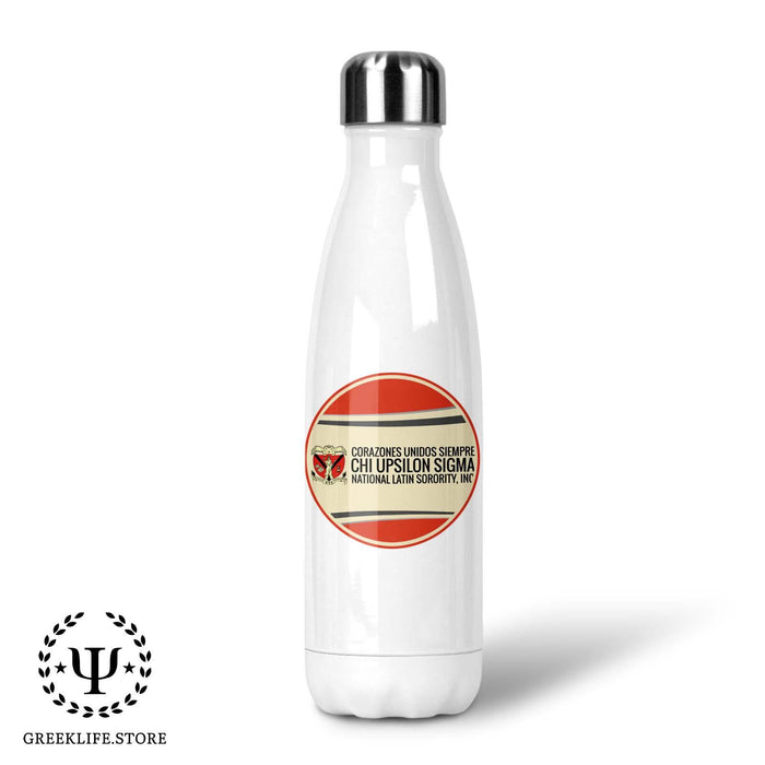 Chi Upsilon Sigma Thermos Water Bottle 17 OZ - greeklife.store