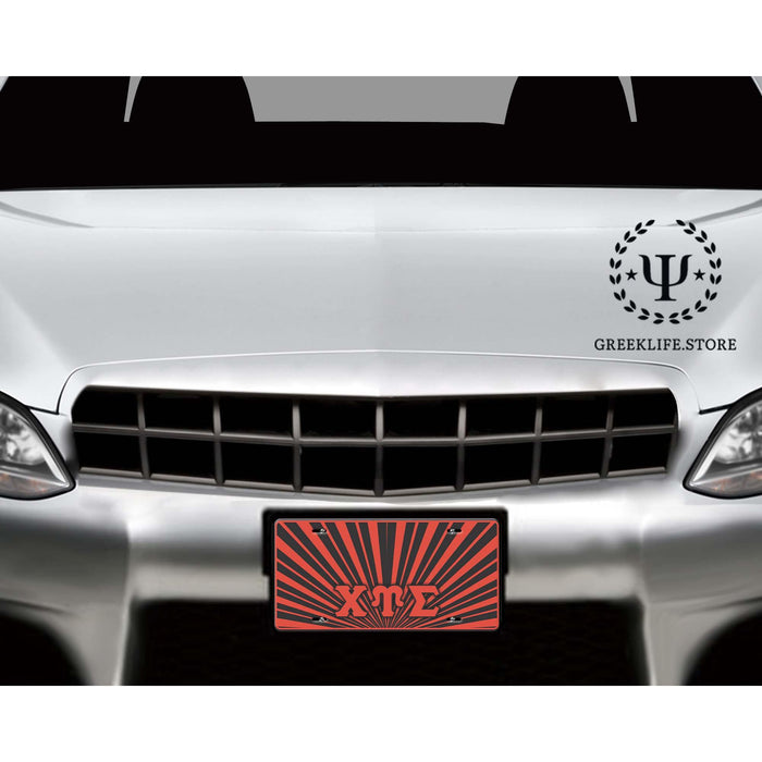 Chi Upsilon Sigma Decorative License Plate - greeklife.store