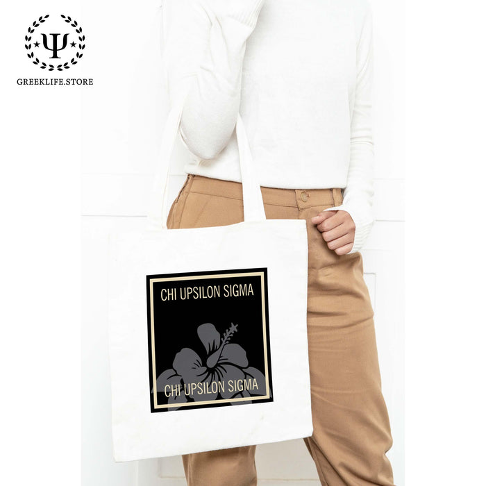 Chi Upsilon Sigma Canvas Tote Bag - greeklife.store