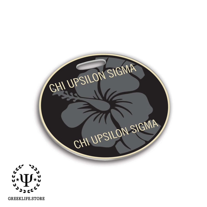 Chi Upsilon Sigma Luggage Bag Tag (round) - greeklife.store