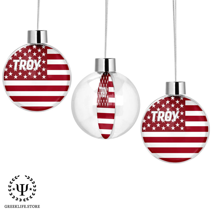 Troy University Christmas Ornament - Ball