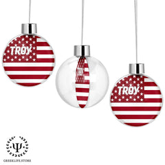 Troy University Christmas Ornament - Snowflake