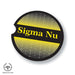 Sigma Nu Car Cup Holder Coaster (Set of 2) - greeklife.store