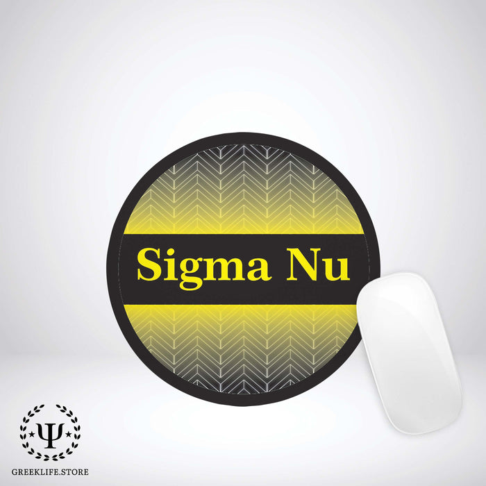 Sigma Nu Mouse Pad Round - greeklife.store