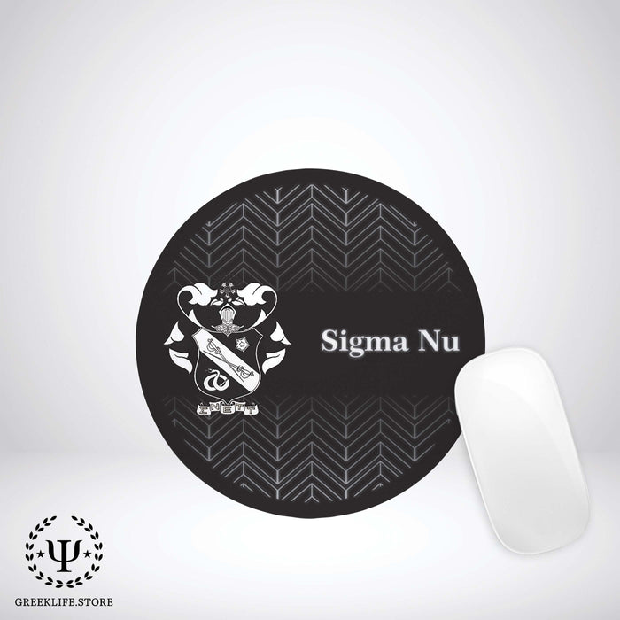 Sigma Nu Mouse Pad Round - greeklife.store