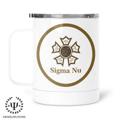 Sigma Nu Beverage coaster round (Set of 4)