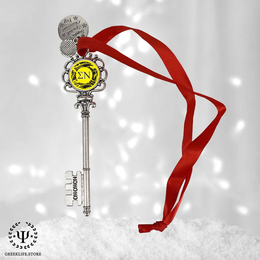 Sigma Nu Christmas Ornament Santa Magic Key - greeklife.store