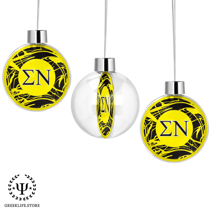 Sigma Nu Christmas Ornament - Ball