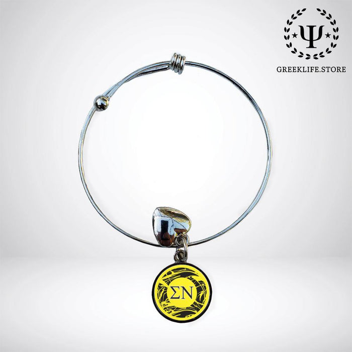 Sigma Nu Round Adjustable Bracelet - greeklife.store