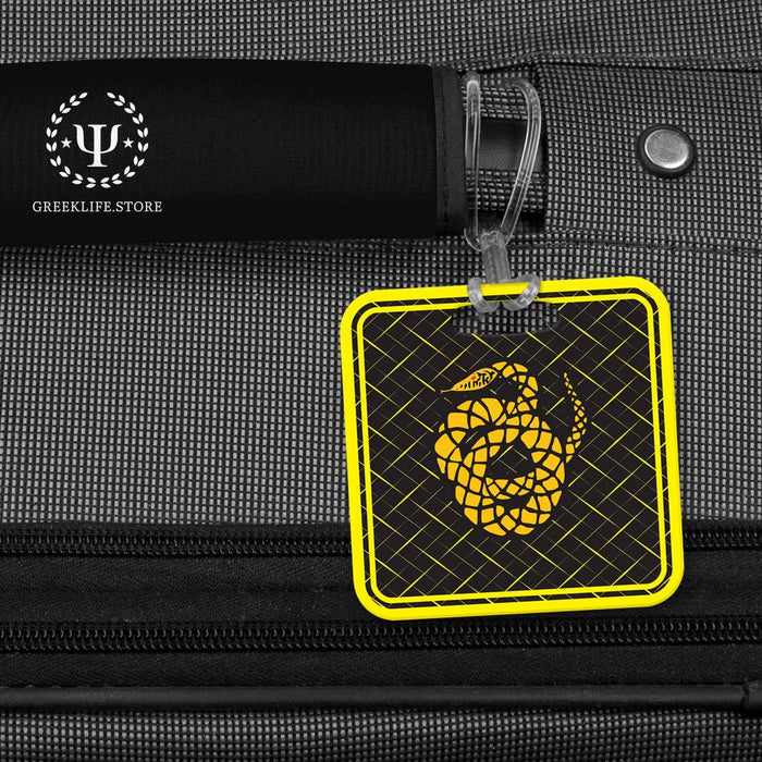 Sigma Nu Luggage Bag Tag (square) - greeklife.store