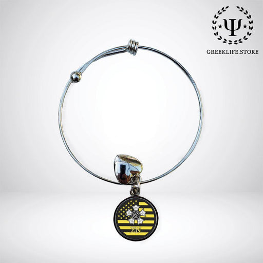 Sigma Nu Round Adjustable Bracelet - greeklife.store