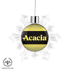 Acacia Fraternity Christmas Ornament - Snowflake