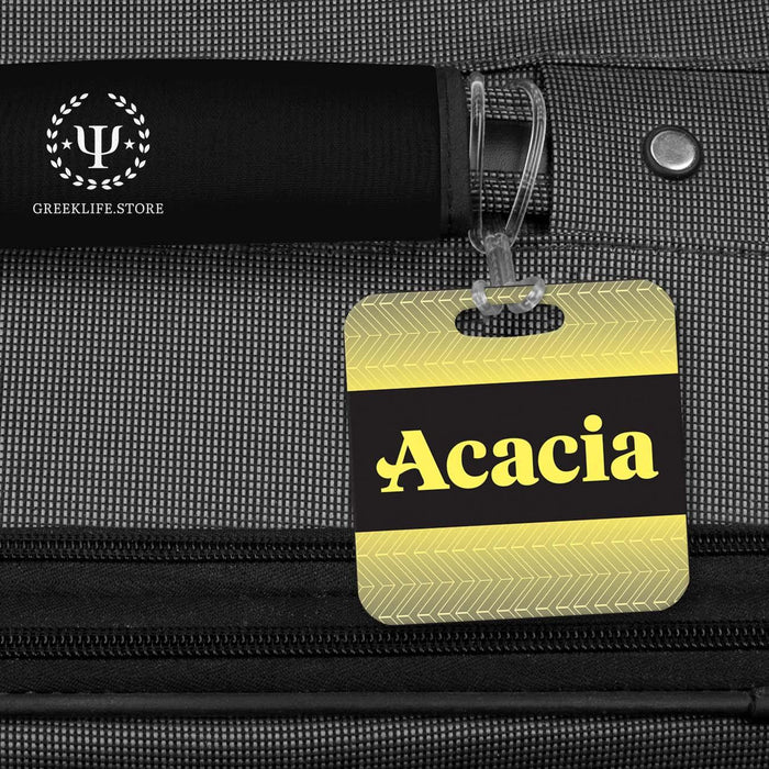 Acacia Fraternity Luggage Bag Tag (square) - greeklife.store