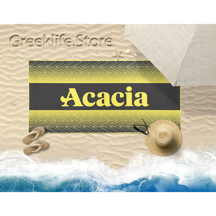 Acacia Fraternity Beach & Bath Towel