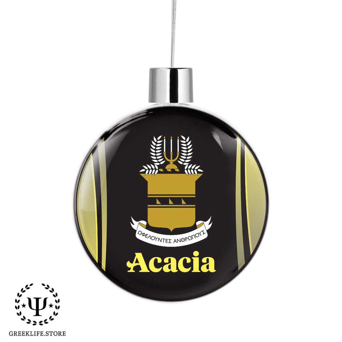 Acacia Fraternity Car Cup Holder Coaster (Set of 2) —