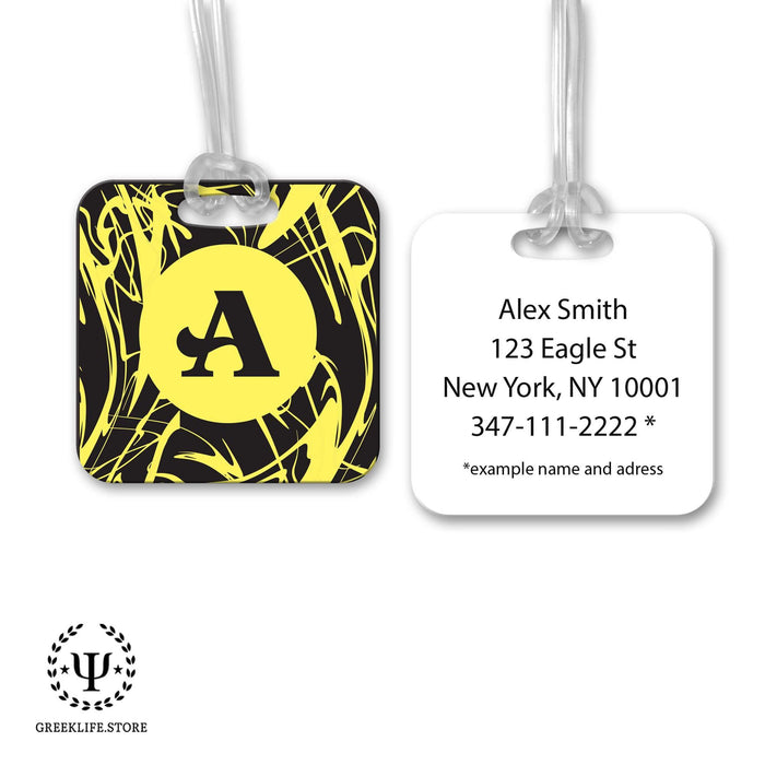 Acacia Fraternity Luggage Bag Tag (square) - greeklife.store