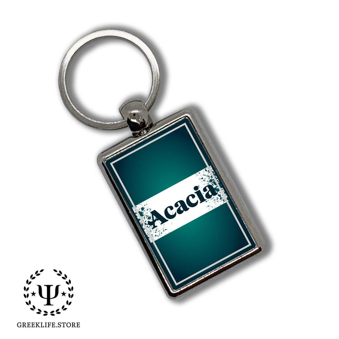 Acacia Fraternity Keychain Rectangular