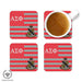 Alpha Sigma Phi Beverage Coasters Square (Set of 4) - greeklife.store