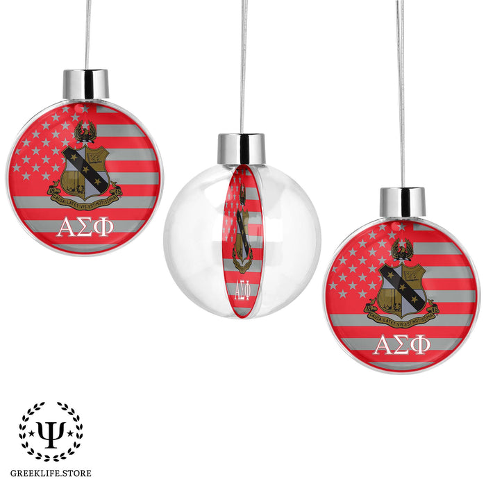 Alpha Sigma Phi Christmas Ornament - Ball