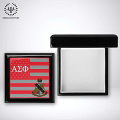 Alpha Sigma Phi Mouse Pad Round