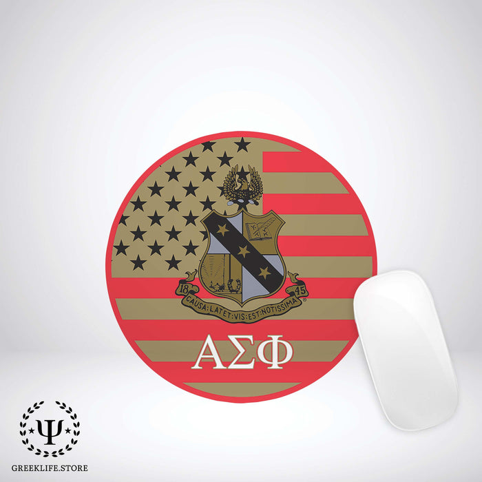 Alpha Sigma Phi Mouse Pad Round - greeklife.store