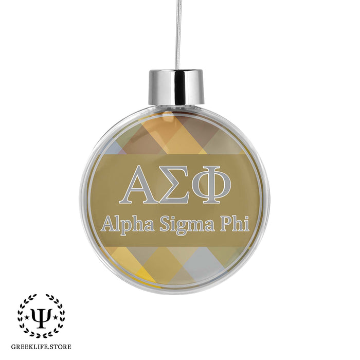 Alpha Sigma Phi Christmas Ornament - Ball