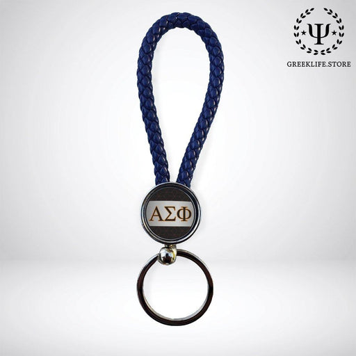 Alpha Sigma Phi Key chain round - greeklife.store
