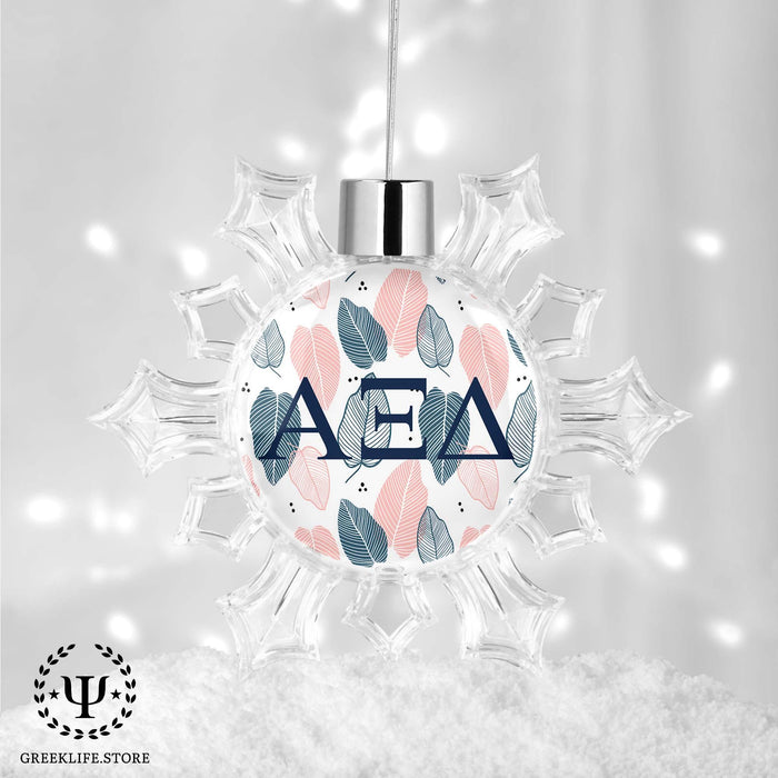 Alpha Xi Delta Christmas Ornament - Snowflake - greeklife.store