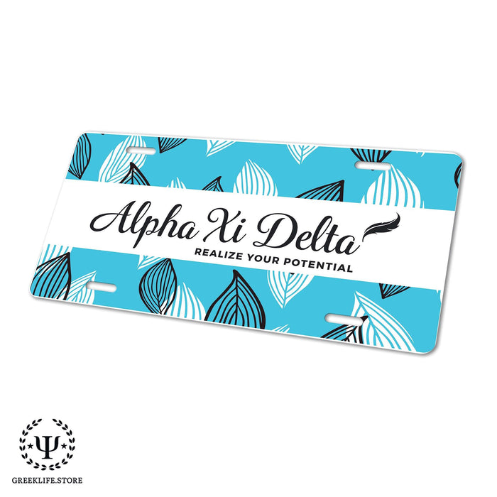 Alpha Xi Delta Decorative License Plate - greeklife.store