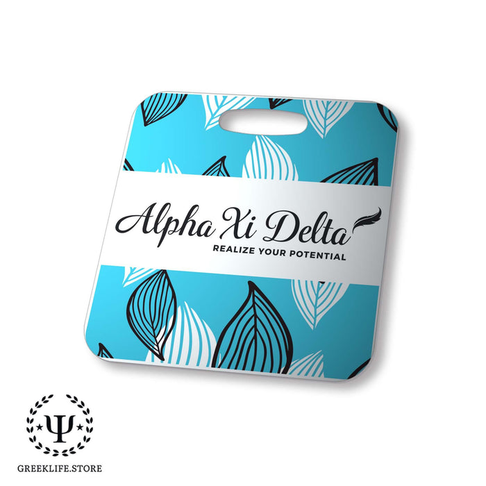Alpha Xi Delta Luggage Bag Tag (square) - greeklife.store