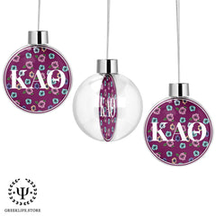 Kappa Alpha Theta Christmas Ornament Santa Magic Key