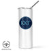 Kappa Kappa Gamma Stainless Steel Skinny Tumbler 20 OZ - greeklife.store