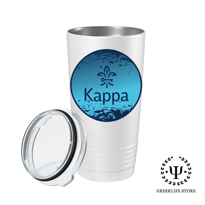 Kappa Kappa Gamma  Stainless Steel Tumbler - 20oz - Ringed Base - greeklife.store