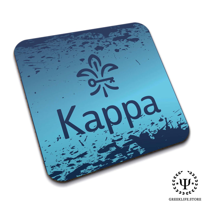 Kappa Kappa Gamma Beverage Coasters Square (Set of 4) - greeklife.store