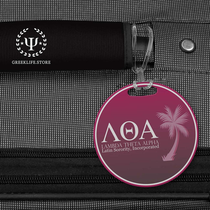 Lambda Theta Alpha Luggage Bag Tag (round) - greeklife.store