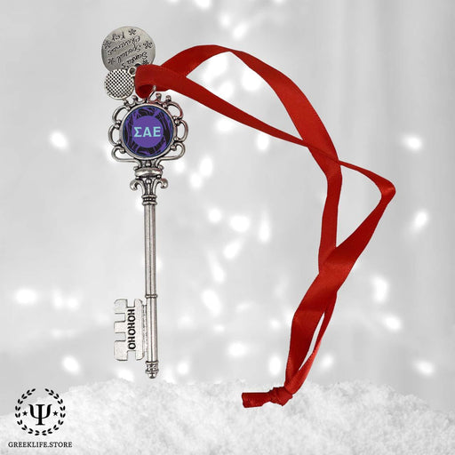 Sigma Alpha Epsilon Christmas Ornament Santa Magic Key - greeklife.store
