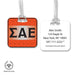 Sigma Alpha Epsilon Luggage Bag Tag (square) - greeklife.store