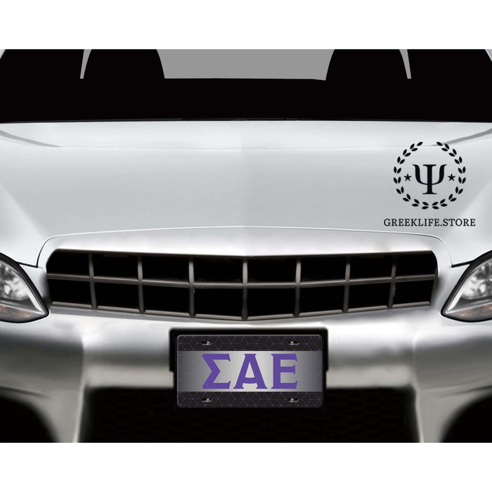 Sigma Alpha Epsilon Decorative License Plate - greeklife.store