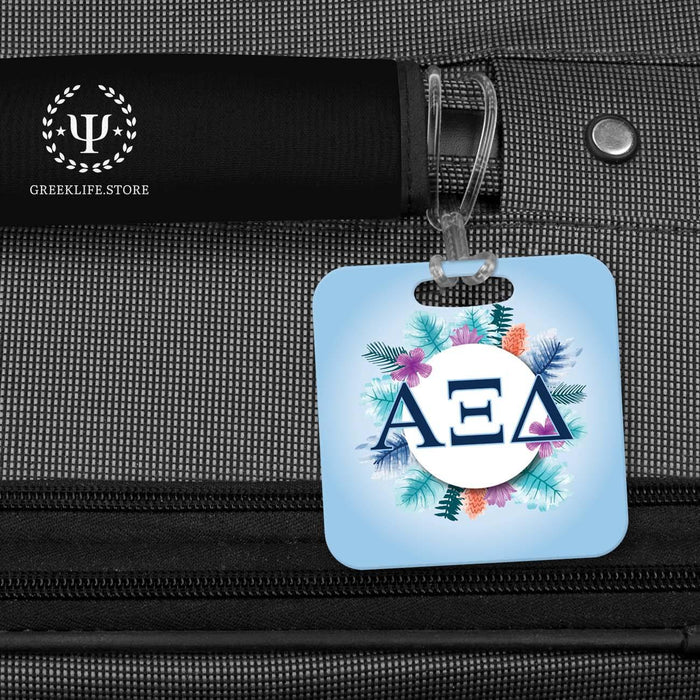 Alpha Xi Delta Luggage Bag Tag (square) - greeklife.store