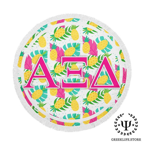 Alpha Xi Delta Beach & Bath Towel Round (60”)