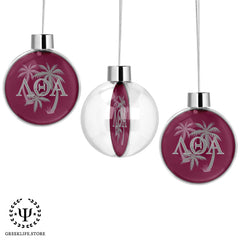 Lambda Theta Alpha Christmas Ornament Santa Magic Key