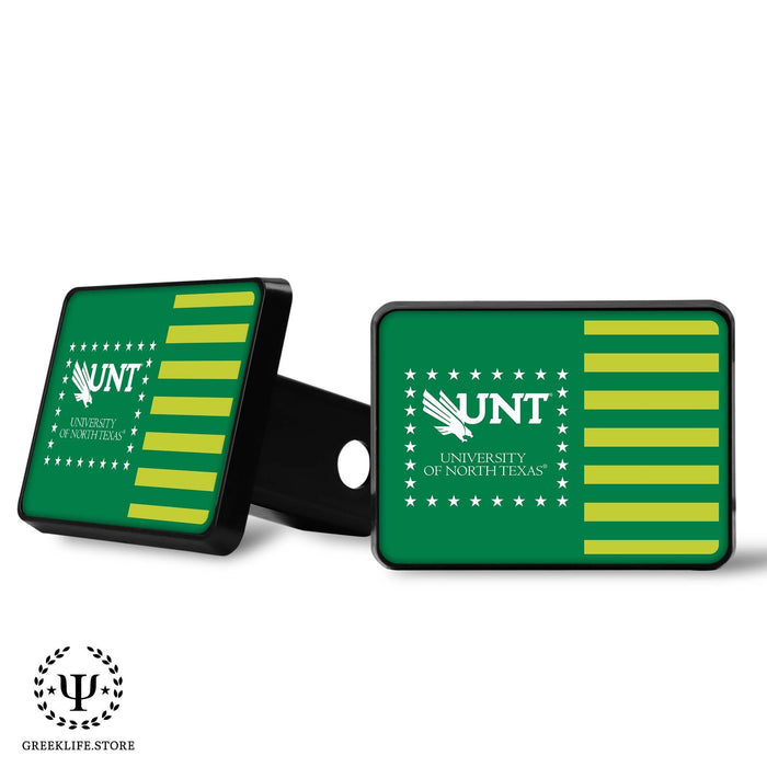 University of North Texas Trailer Hitch Cover - greeklife.store