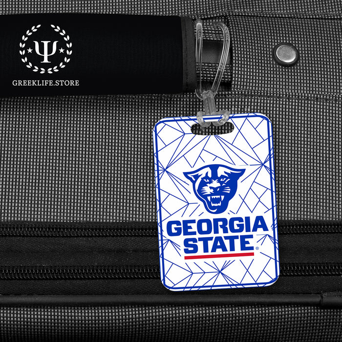 Georgia State University Luggage Bag Tag (Rectangular)