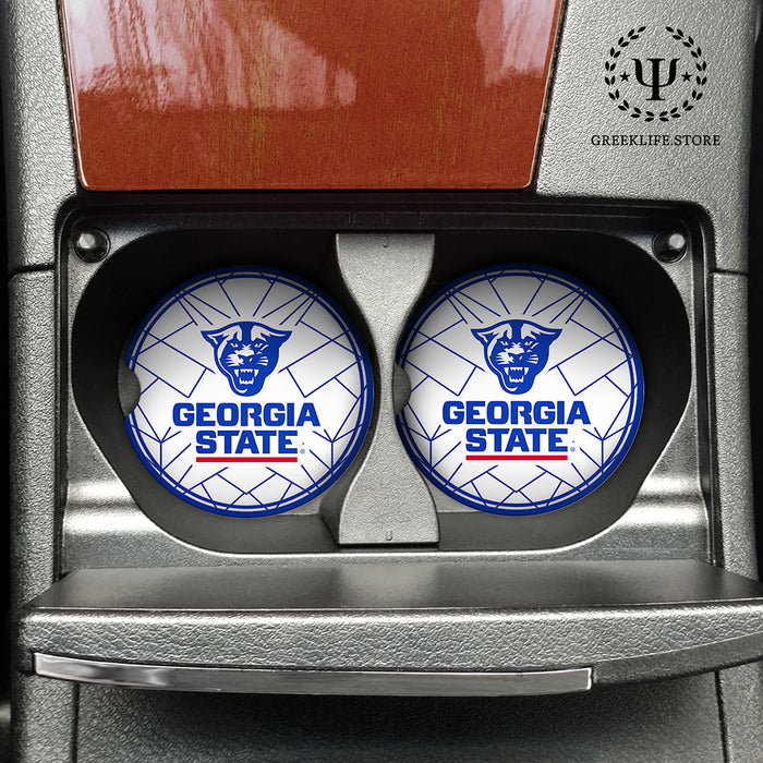 Georgia State University Car Cup Holder Coaster (Set of 2)