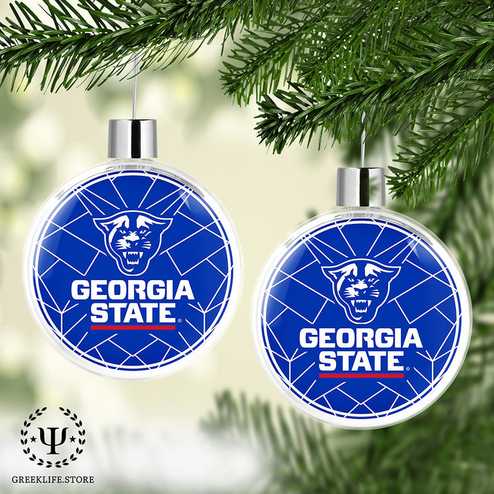 Georgia State University Christmas Ornament Flat Round