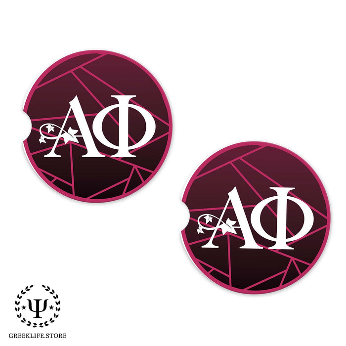 Alpha Phi Car Cup Holder Coaster (Set of 2) - greeklife.store